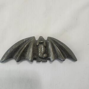 Natural Golden Obsidian Quartz Crystal Carved Bat 4 x 1 SHMh